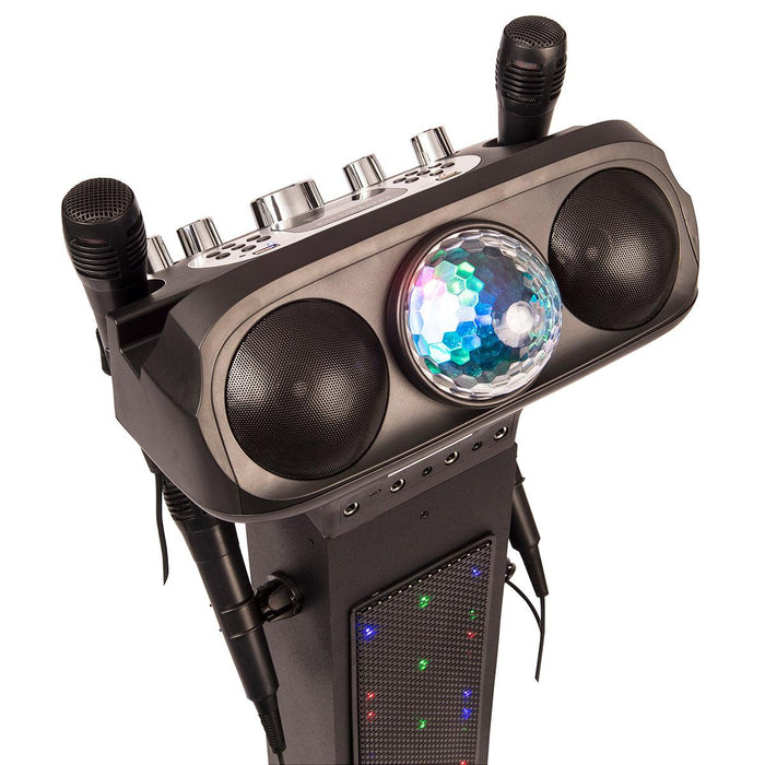 Easy Karaoke Smart Bluetooth® Karaoke System + 4 Wired Microphones - DD Music Geek