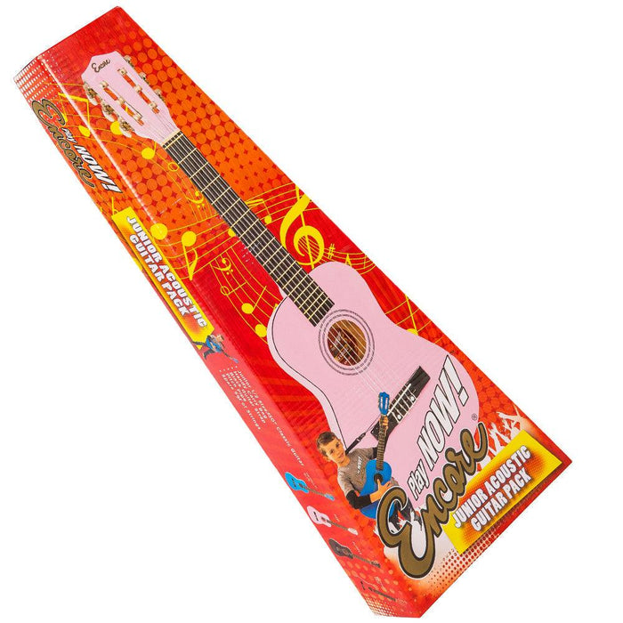 Encore 1/2 Size Junior Acoustic Guitar Pack ~ Metallic Red - DD Music Geek