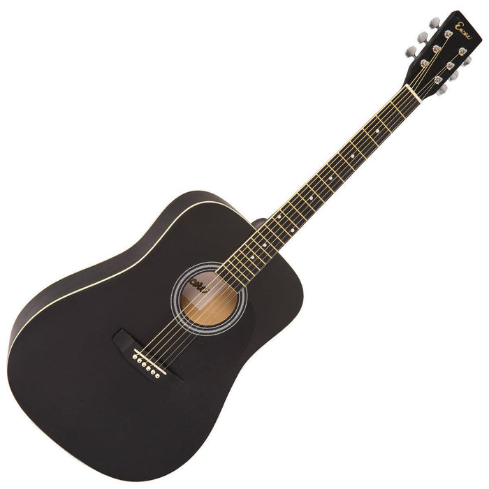 Encore Acoustic Guitar ~ Black - DD Music Geek