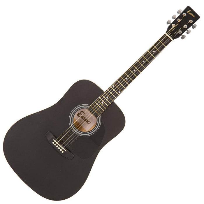 Encore Acoustic Guitar ~ Black - DD Music Geek