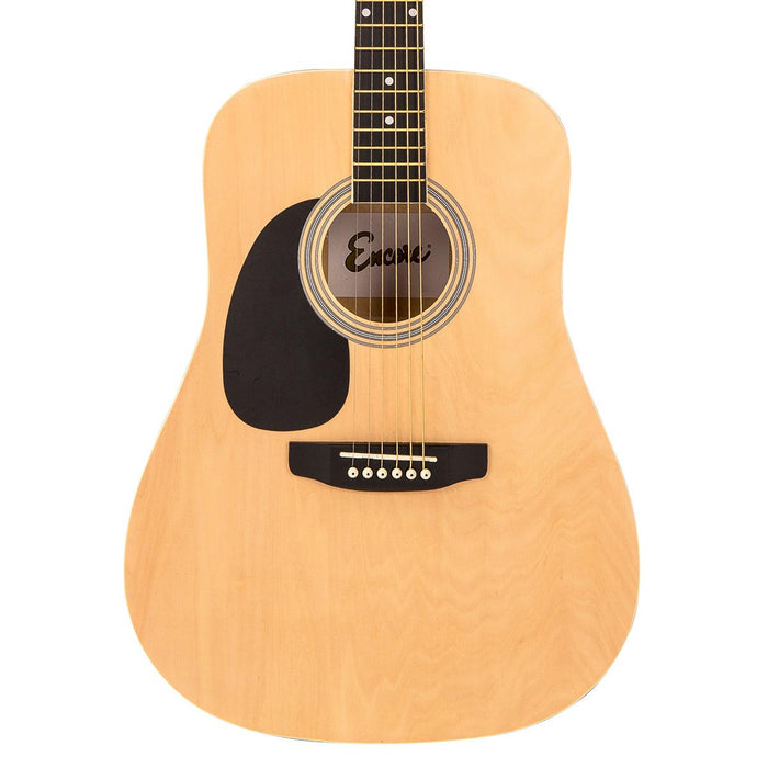 Encore Acoustic Guitar ~ Natural Left Hand - DD Music Geek