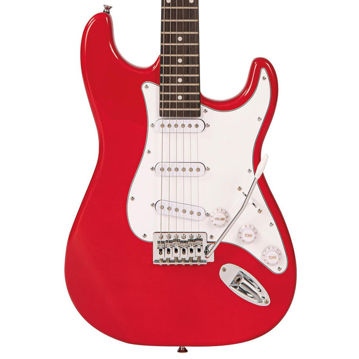 Encore Blaster E60 Electric Guitar ~ Gloss Red - DD Music Geek