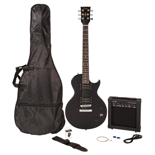 Encore Blaster E90 Electric Guitar Pack ~ Gloss Black - DD Music Geek
