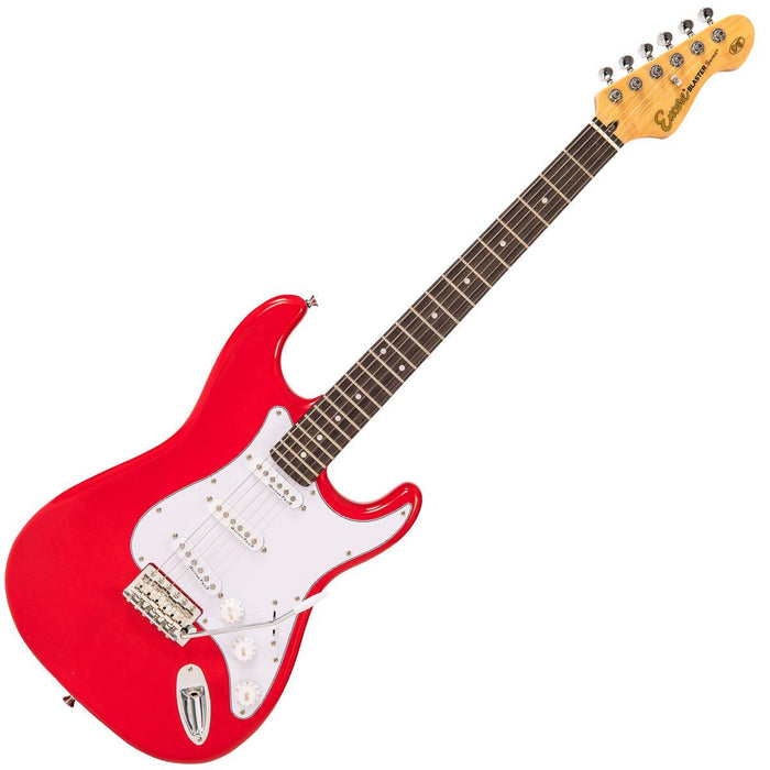 Encore E6 Electric Guitar ~ Gloss Red - DD Music Geek