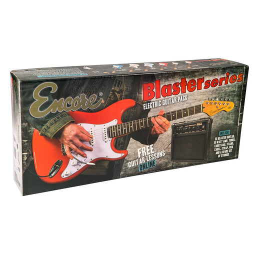 Encore E6 Electric Guitar Pack ~ Vintage White - DD Music Geek