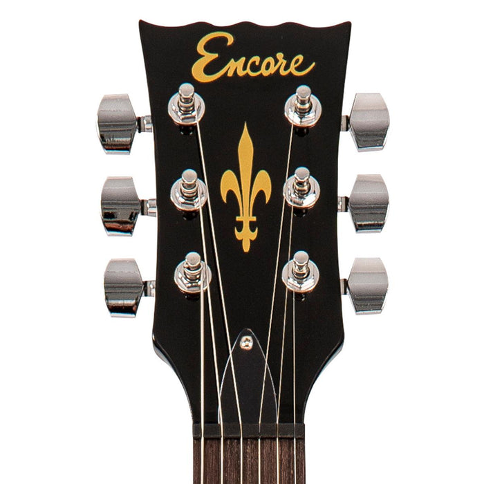 Encore E69 Electric Guitar ~ Gloss Black - DD Music Geek
