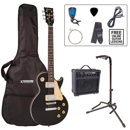 Encore E99 Electric Guitar Pack ~ Gloss Black - DD Music Geek