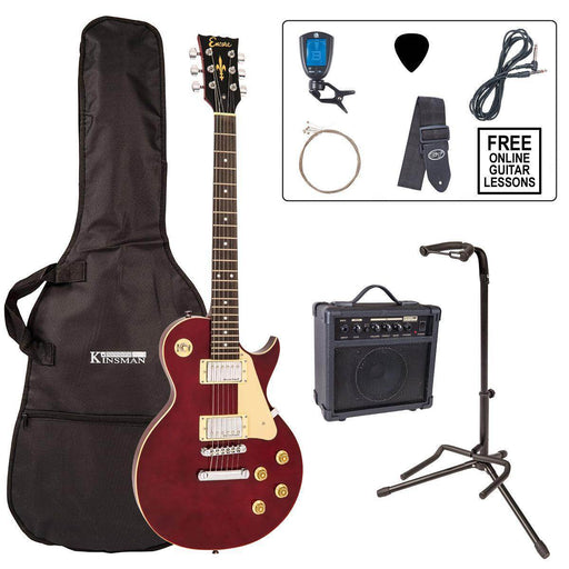 Encore E99 Electric Guitar Pack ~ Wine Red - DD Music Geek