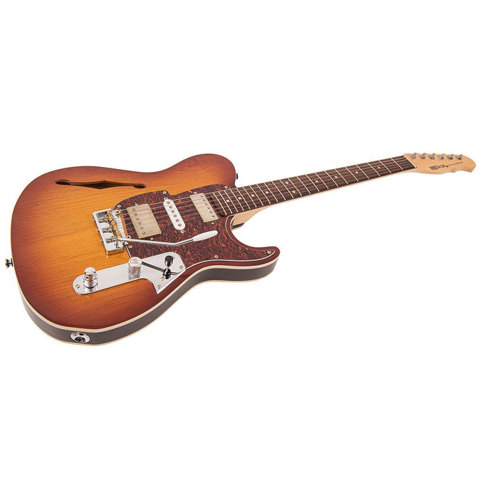 Fret-King Country Squire Semitone De Luxe ~ Honeyburst - DD Music Geek