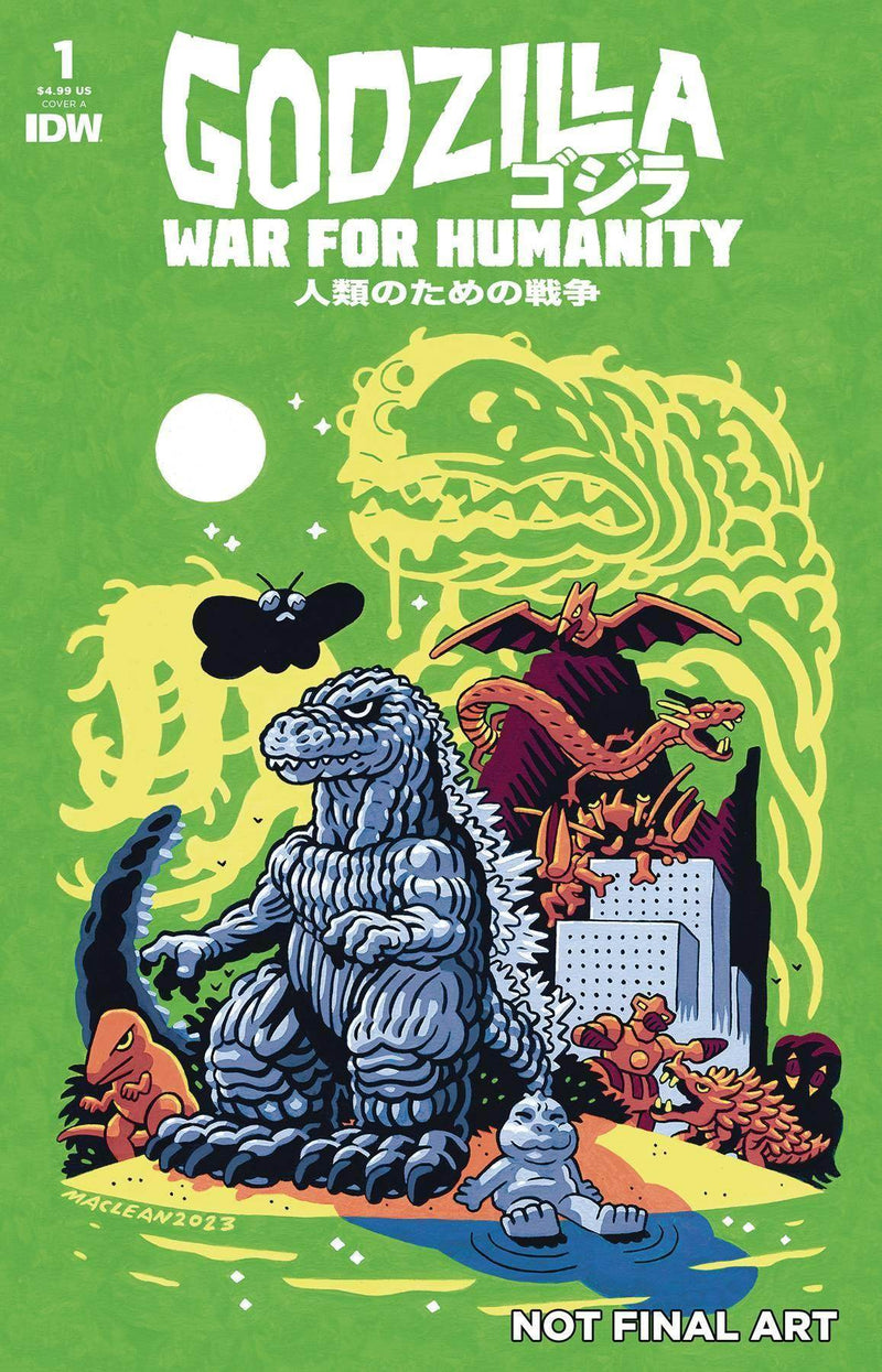 GODZILLA WAR FOR HUMANITY #1 CVR A MACLEAN - DD Music Geek