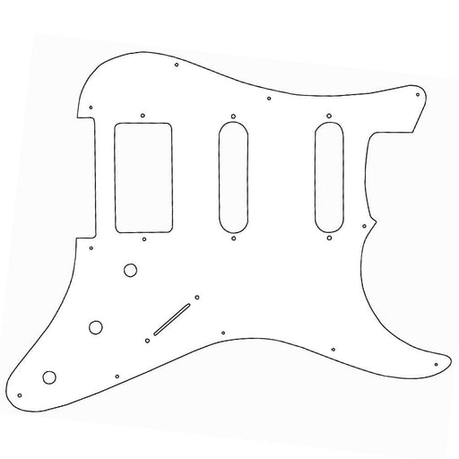 Guitar Tech Scratchplate ~ S-style H/S/S ~ White - DD Music Geek