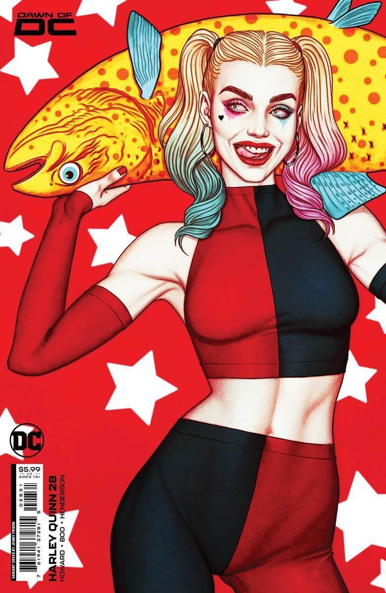 HARLEY QUINN #28 CVR C JENNY FRISON CARD STOCK VAR - DD Music Geek