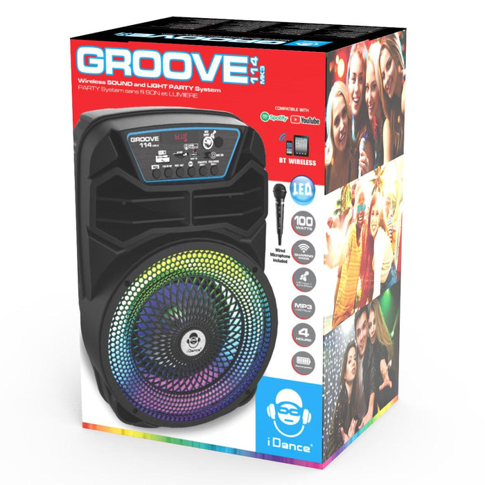 iDance Groove 114 MKIII Bluetooth® Speaker - DD Music Geek