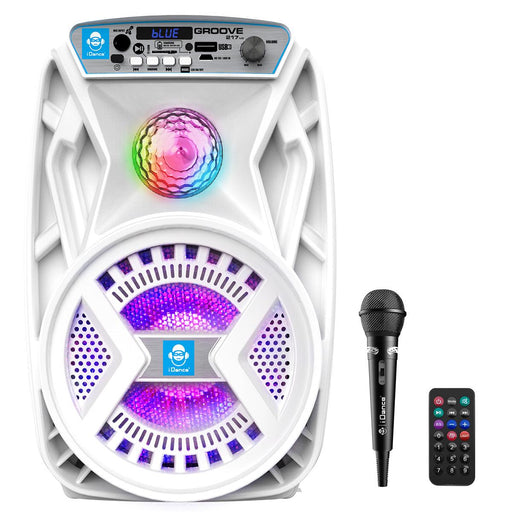 iDance Groove 217 Rechargeable BT Wireless Partybox with Disco Lighting + Karaoke ~ 200W - DD Music Geek