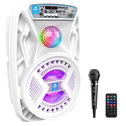 iDance Groove 217 Rechargeable BT Wireless Partybox with Disco Lighting + Karaoke ~ 200W - DD Music Geek
