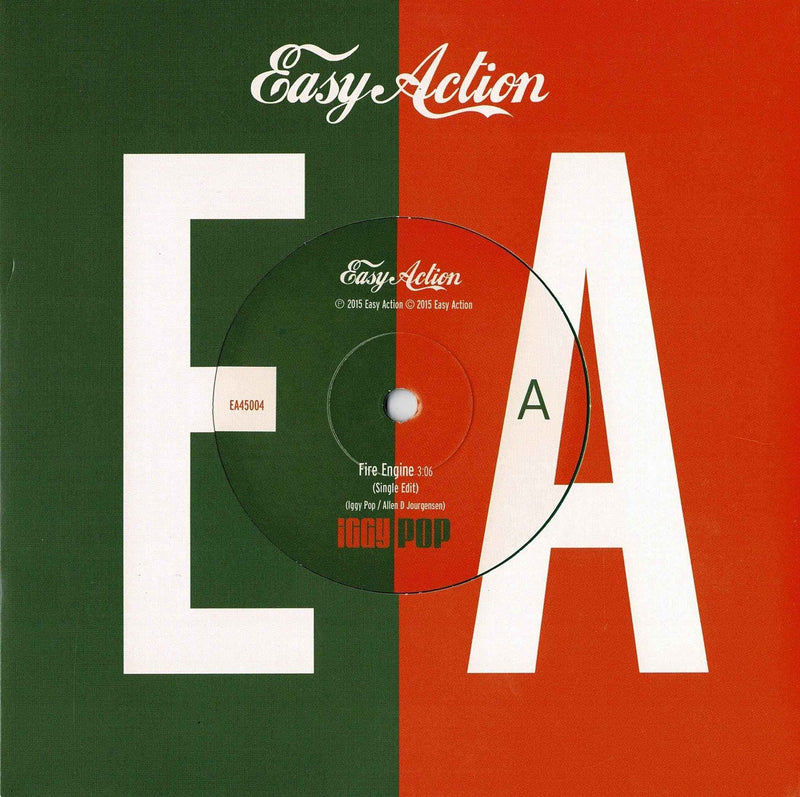 Iggy Pop - Fire Engine / Warrior Tribe NEW 7" GREEN VINYL - DD Music Geek