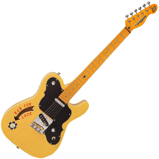 Joe Doe 'Gambler' Electric Guitar by Vintage ~ Butterscotch with Case - DD Music Geek