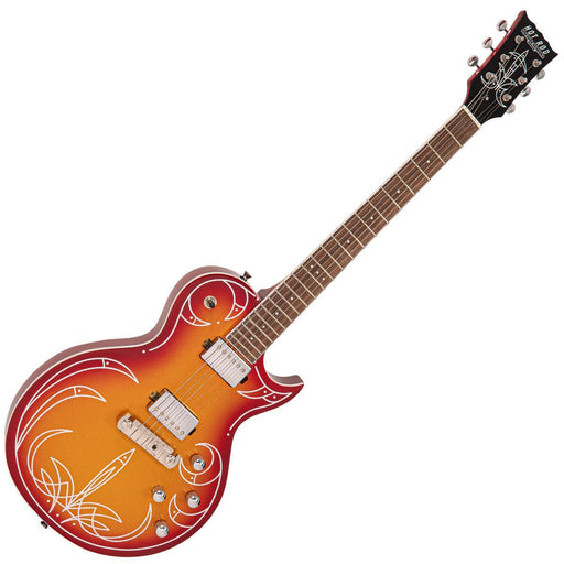Joe Doe 'Hot Rod' Electric Guitar by Vintage ~ Cali-Sunset Burst with Case - DD Music Geek