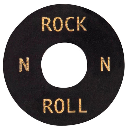 Joe Doe Poker Chip Toggle Switch Surround ~ Aged Black ~ Rock/Roll - DD Music Geek