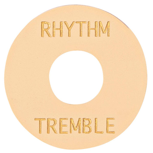 Joe Doe Poker Chip Toggle Switch Surround ~ Aged White ~ Rhythm/Tremble - DD Music Geek
