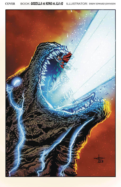 JUSTICE LEAGUE VS GODZILLA VS KONG #2 (OF 6) CVR A JOHNSON - DD Music Geek