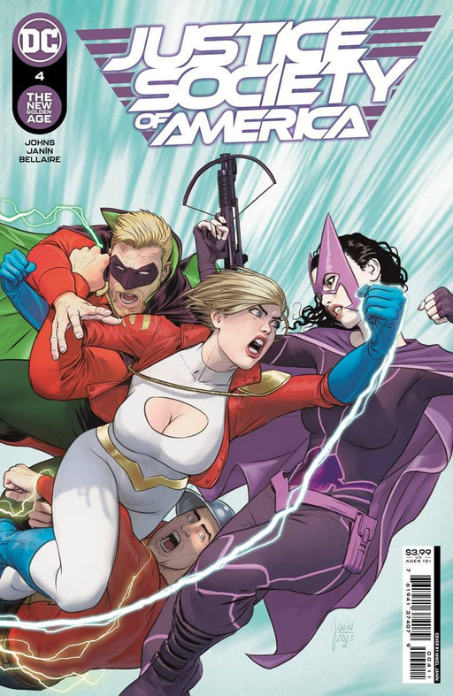 JUSTICE SOCIETY OF AMERICA #4 (OF 12) CVR A MIKEL JANIN - DD Music Geek