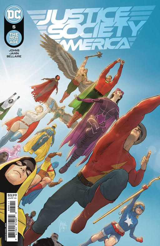JUSTICE SOCIETY OF AMERICA #5 (OF 12) CVR A MIKEL JANIN - DD Music Geek