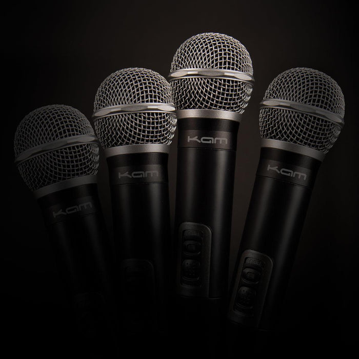 KAM Quartet ECO Wireless Microphone System ~ 4 Mics / Receiver - DD Music Geek