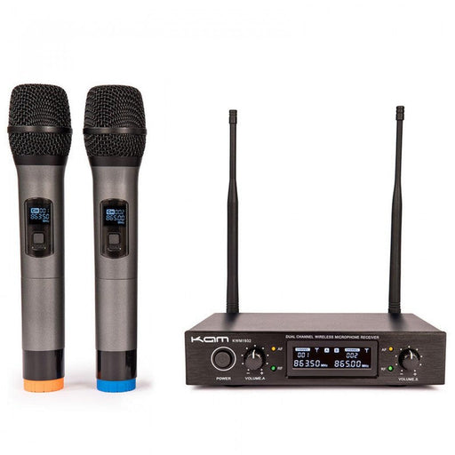 Kam UHF Fixed Twin Channel Professional Wireless Microphone System - DD Music Geek