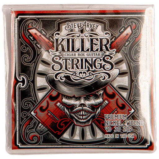 Killer Strings for Cigar Box Guitars ~ Set of 3 ~ Medium Nickel - DD Music Geek