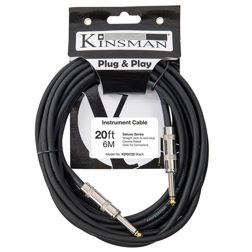 Kinsman Deluxe Instrument Cable ~ 20ft/6m - DD Music Geek