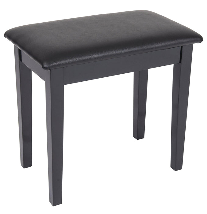 Kinsman Piano Bench with Storage ~ Satin Black - DD Music Geek