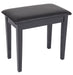 Kinsman Piano Bench with Storage ~ Satin Black - DD Music Geek