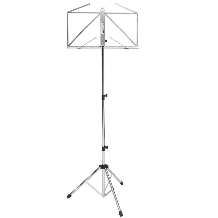 Kinsman Premium Series Deluxe Music Stand + Bag ~ Chrome - DD Music Geek