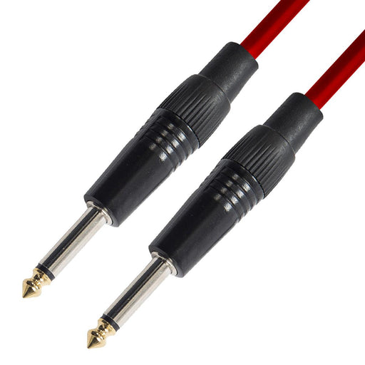 Kinsman Standard Instrument Cable ~ 10ft/3m ~ Red - DD Music Geek