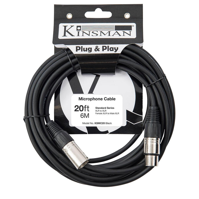Kinsman Standard Microphone Cable ~ 20ft/6m - DD Music Geek