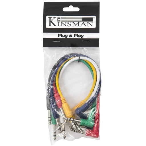 Kinsman Standard Patch Cables ~ 1ft/.3m ~ 6 Pack - DD Music Geek