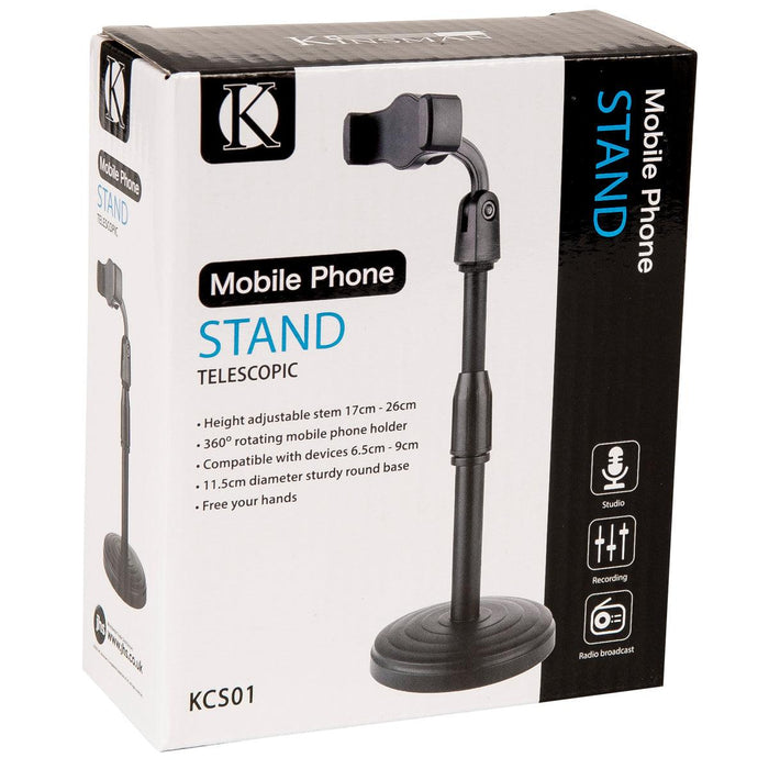 Kinsman Telescopic Mobile Phone Stand - DD Music Geek