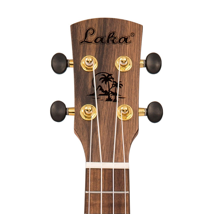 Laka Maple Series Electro-Acoustic Cutaway Ukulele & Carry Bag ~ Soprano - DD Music Geek