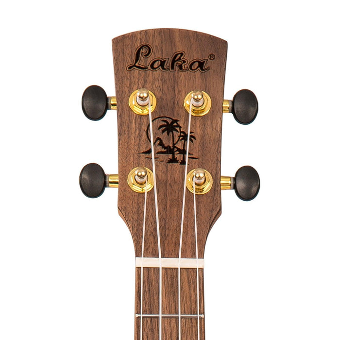 Laka Maple Series Electro-Acoustic Cutaway Ukulele & Carry Bag ~ Tenor - DD Music Geek
