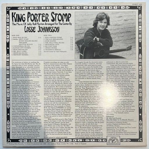 Lasse Johansson: King Porter Stomp - The Music Of Jelly Roll Morton Arranged For The Guitar [Preowned VINYL] M-/M- - DD Music Geek