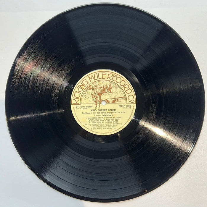 Lasse Johansson: King Porter Stomp - The Music Of Jelly Roll Morton Arranged For The Guitar [Preowned VINYL] M-/M- - DD Music Geek