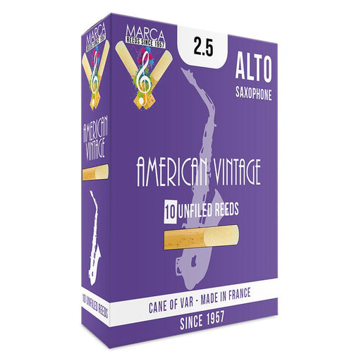 Marca American Vintage Reeds ~ 10 pack ~ Alto Sax ~ 2.5 - DD Music Geek