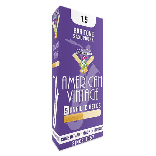 Marca American Vintage Reeds ~ 5 pack ~ Baritone Sax ~ 1.5 - DD Music Geek