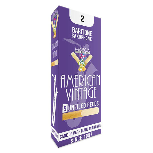 Marca American Vintage Reeds ~ 5 pack ~ Baritone Sax ~ 2 - DD Music Geek