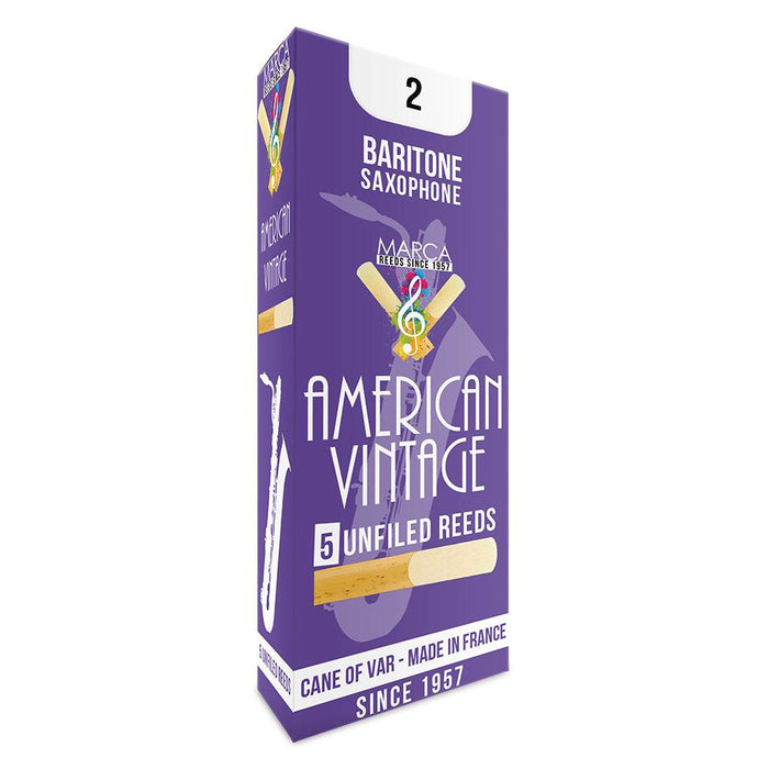 Marca American Vintage Reeds ~ 5 pack ~ Baritone Sax ~ 2 - DD Music Geek