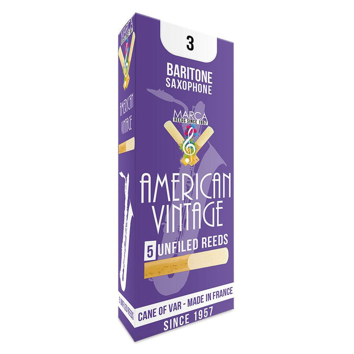 Marca American Vintage Reeds ~ 5 pack ~ Baritone Sax ~ 3 - DD Music Geek