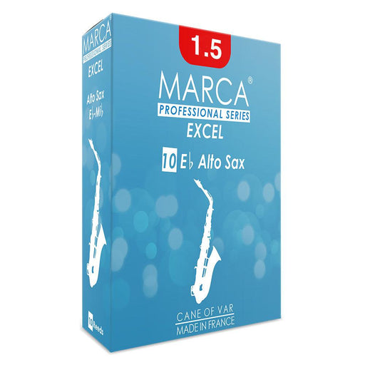 Marca Excel Reeds ~ 10 Pack ~ Alto Sax ~ 1.5 - DD Music Geek