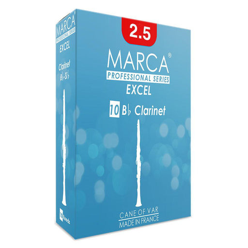 Marca Excel Reeds ~ 10 Pack ~ Bb Clarinet ~ 2.5 - DD Music Geek