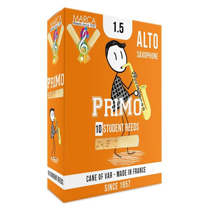 Marca PriMo Reeds ~ 10 Pack ~ Alto Sax ~ 1.5 - DD Music Geek